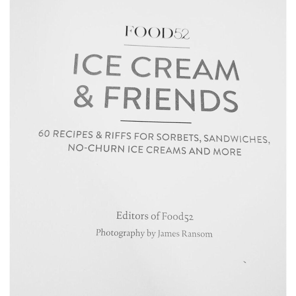 ICE CREAM & FRIENDS 60 RECIPES & RIFFS - Picture 5 of 7